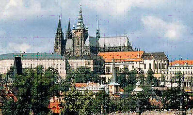 Internetseiten der Prager Burg
